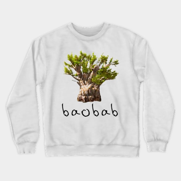 Baobab tree Crewneck Sweatshirt by Dog and cat lover